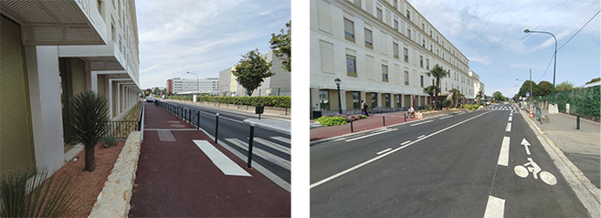 Avenue Galilée et Avenue Newton